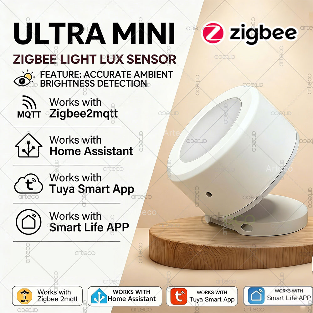 Home Automation Technology - Ultra Mini Zigbee Light Sensor illuminance