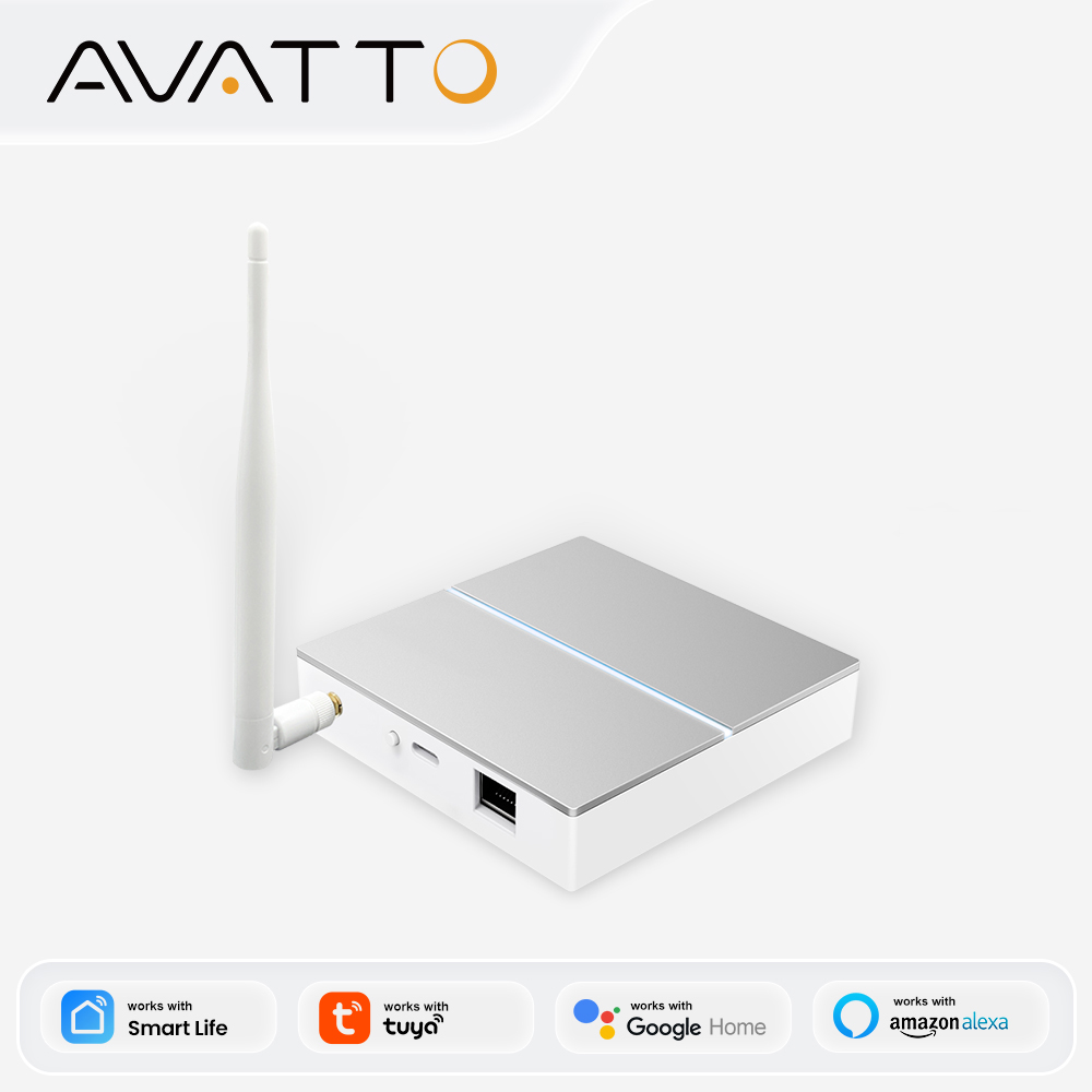 Home Automation Technology - AVATTO Tuya ZigBee Gateway with Antenna