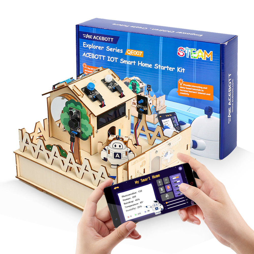 Diy Automation Projects - ACEBOTT DIY Smart Home Kit for