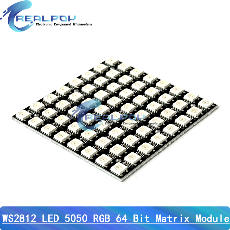 WS2812 LED 5050 RGB 8x8 64 Bit - Rgb Led Matrix 8X8 review and price