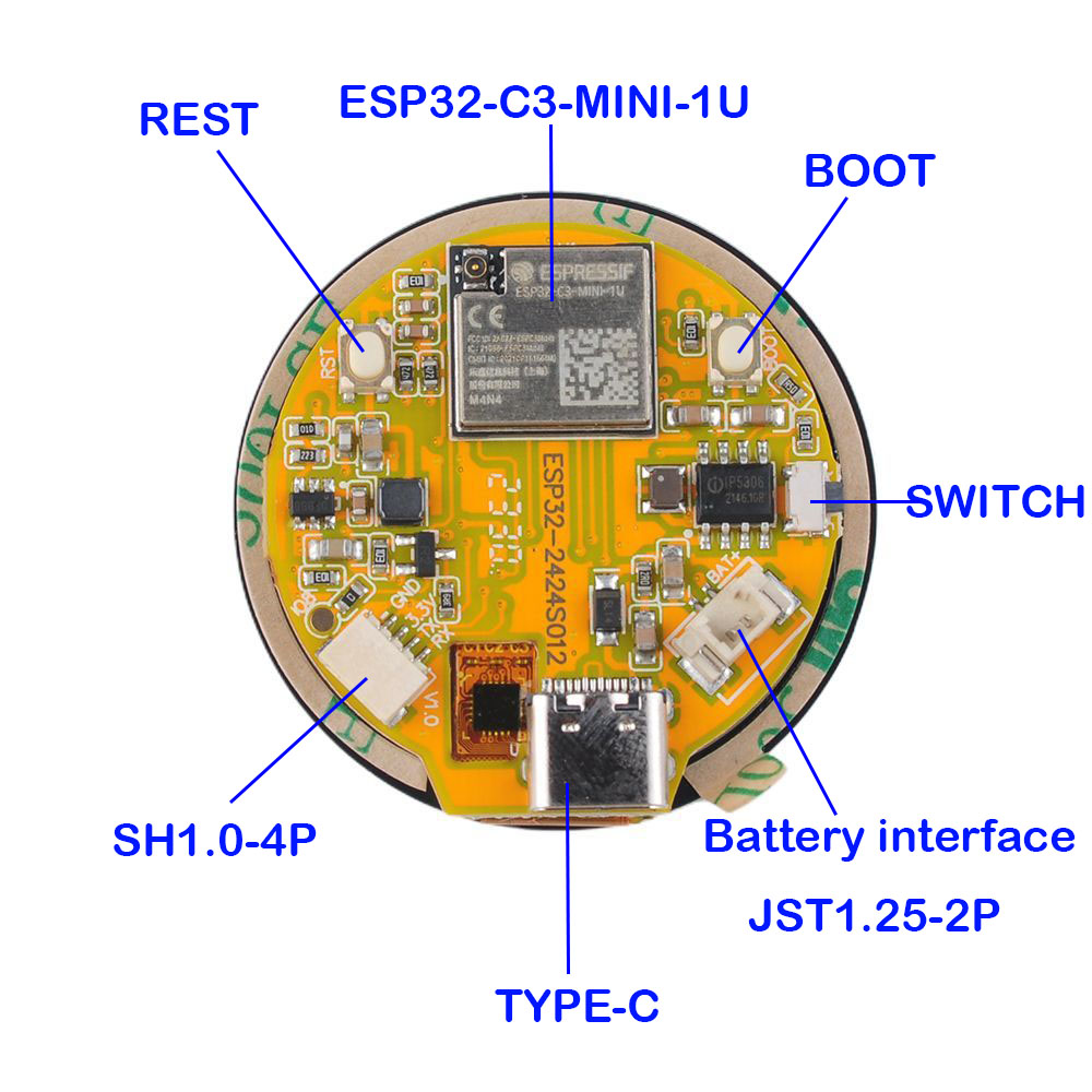 ESP32 Display 1.28 inch ESP32- - Home Automation Arduino review and price