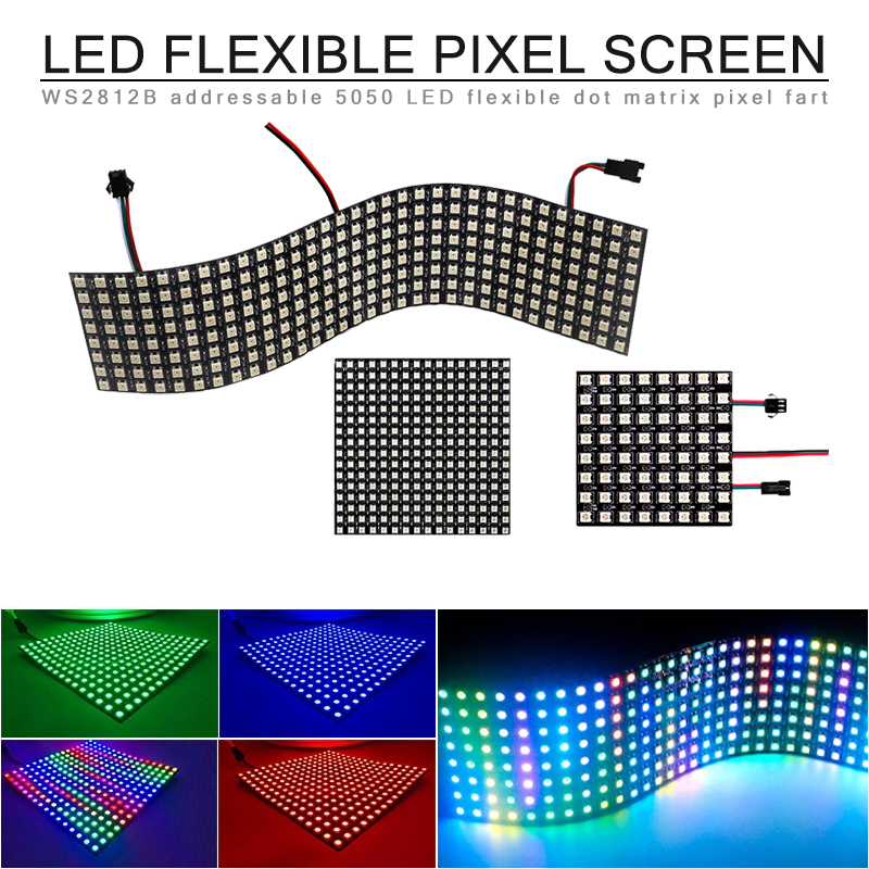 LED Digital Pixels Screen WS28 - Rgb Led Matrix 8X8 review and price