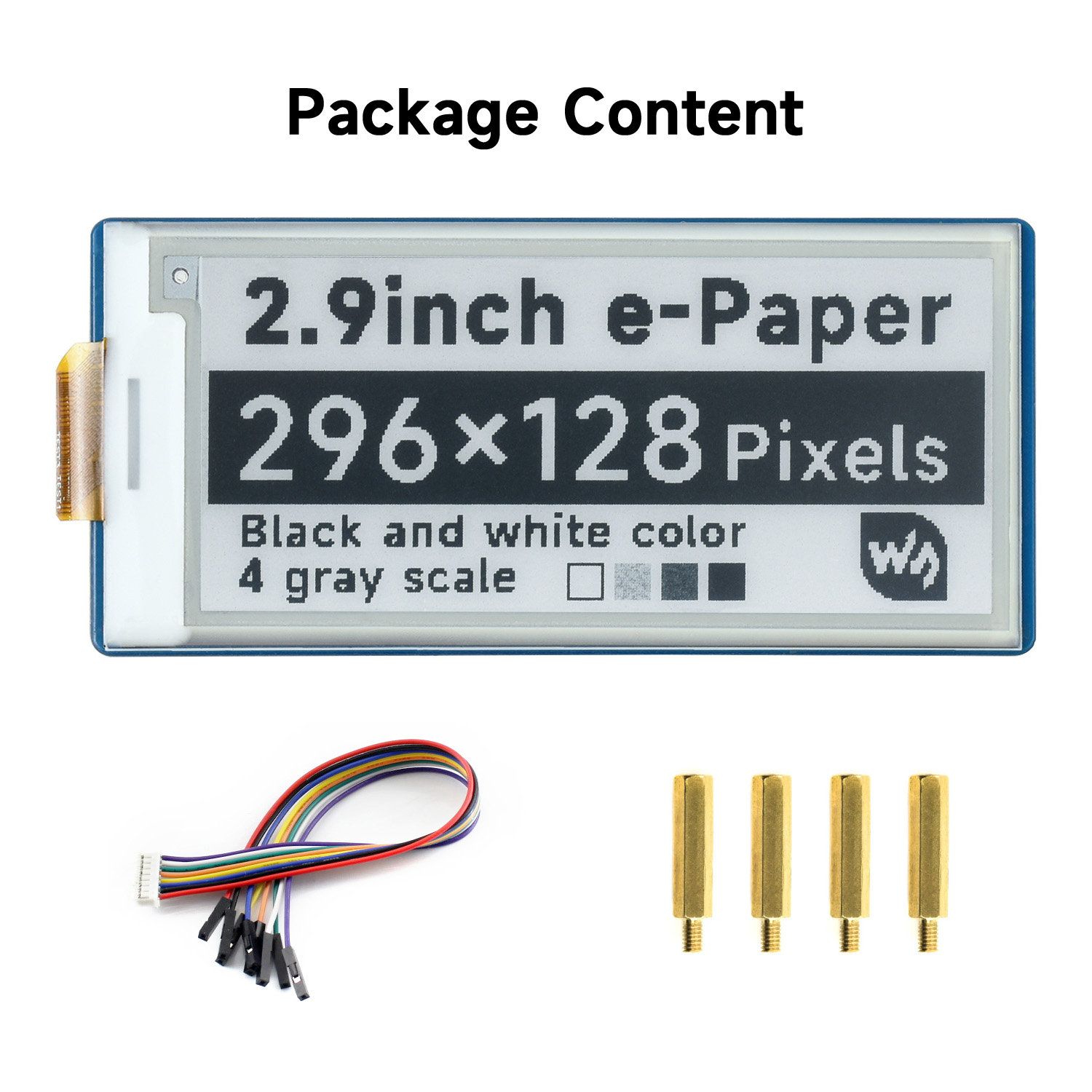 Waveshare 2.9inch E-Paper E-In - Display Epaper 2.9 review and price