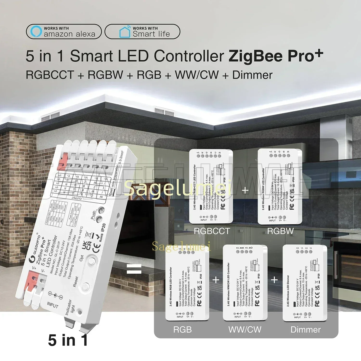 GLEDOPTO GL-C-201P/202P/203/60 - Zigbee Coordinator Stick review and price