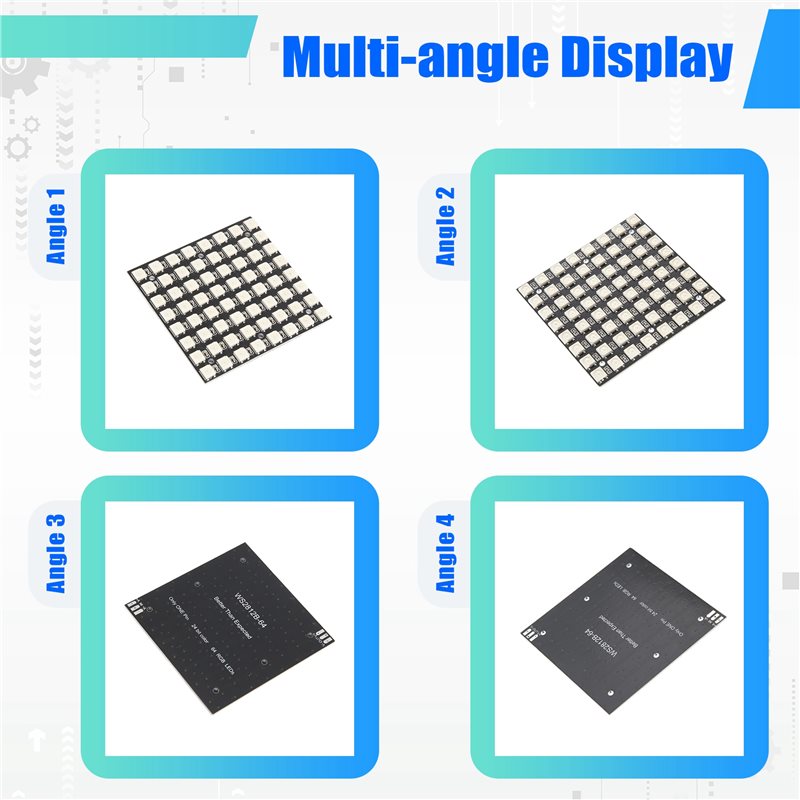 AT82-WS2812 LED 5050 RGB 8X8 L - Rgb Led Matrix 8X8 review and price