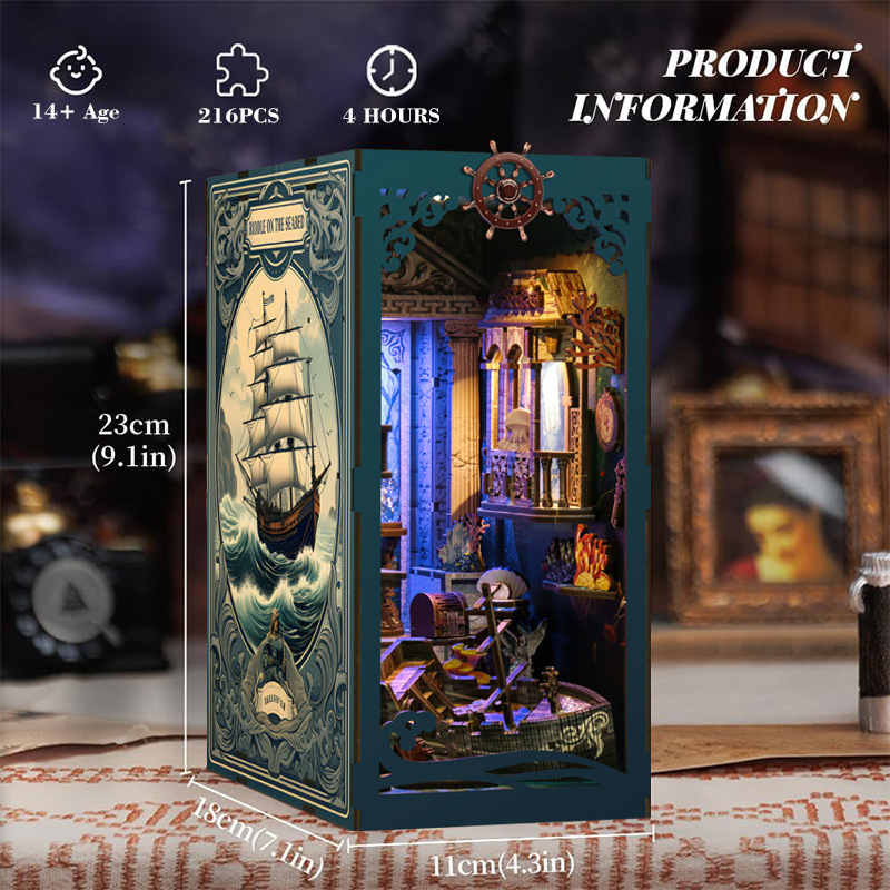 3D Wooden DIY Bookend Puzzle H - Smart Home Automation Diy review and price