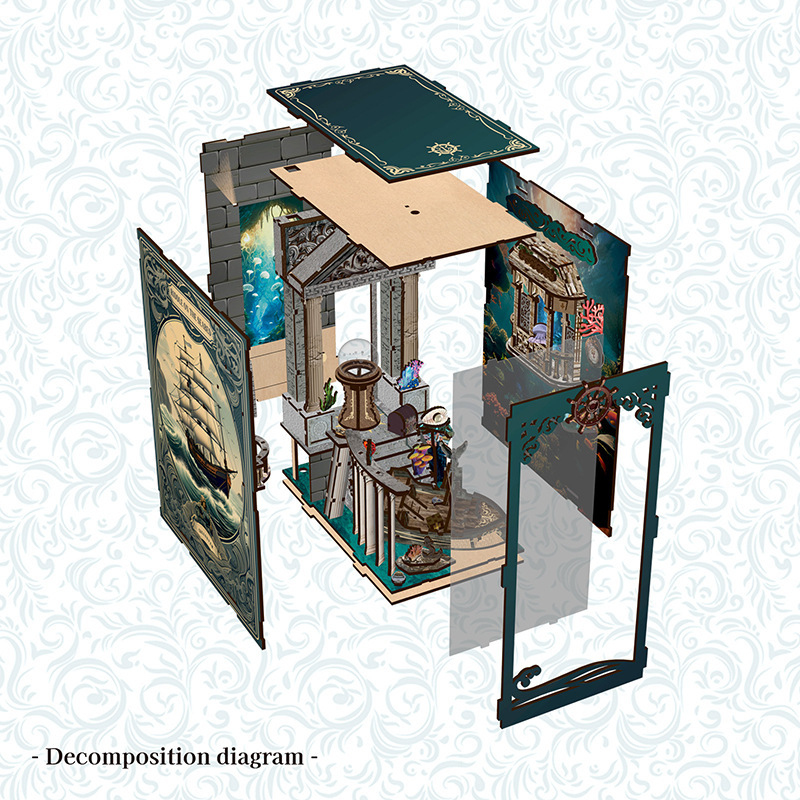 3D Wooden DIY Bookend Puzzle H - Smart Home Automation Diy review and price