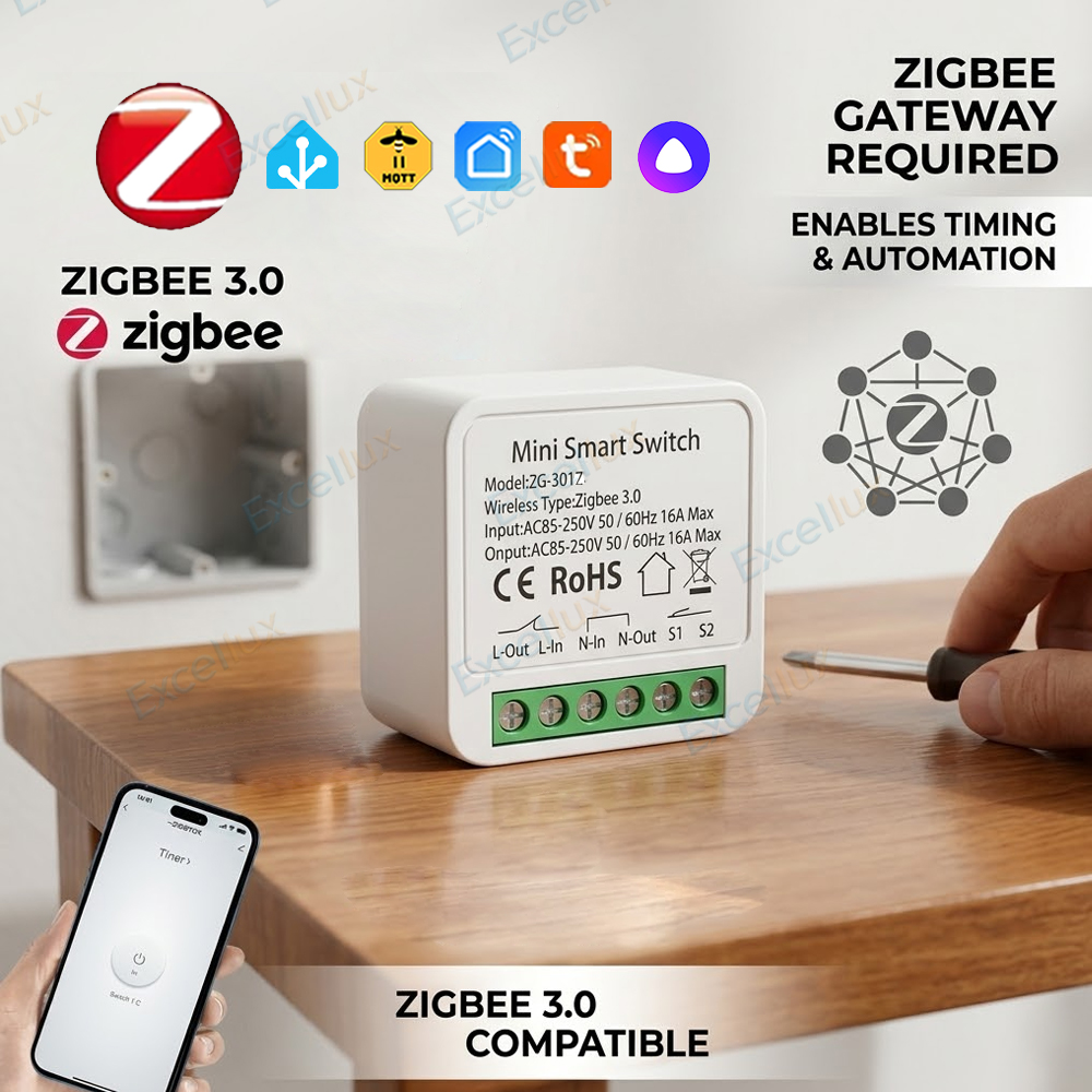 16A Zigbee 3.0 Mini Smart DIY  - Diy Home Automation Controller review and price