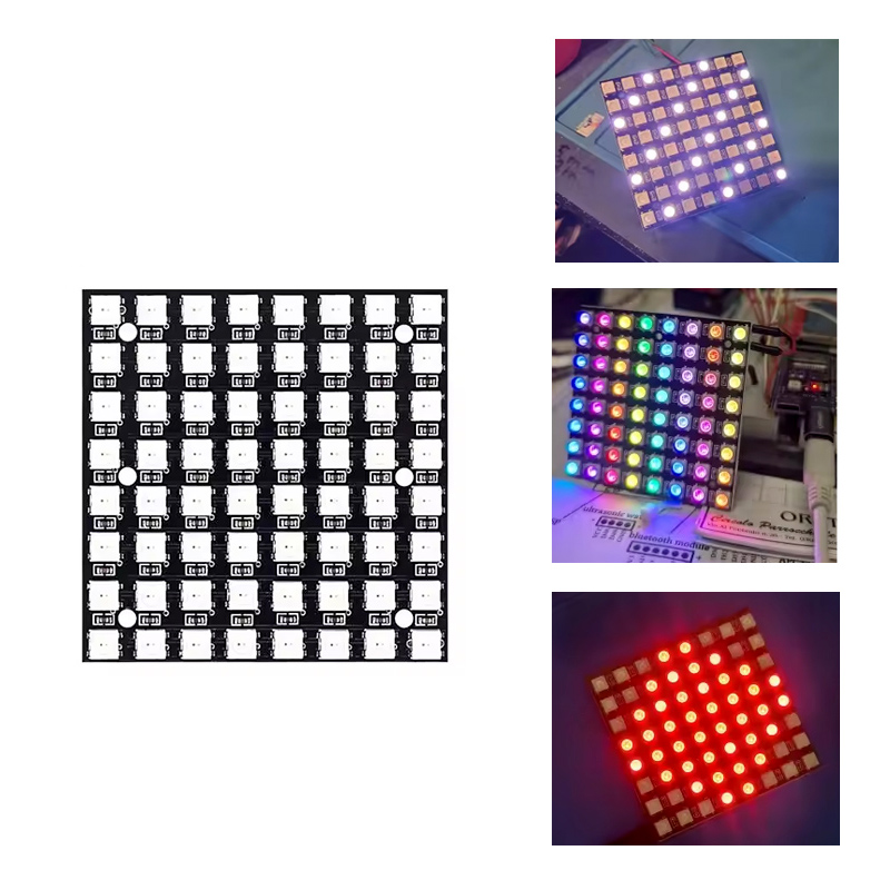WS2812 LED 5050 RGB 8x8 64 Bit - Rgb Led Matrix 8X8 review and price