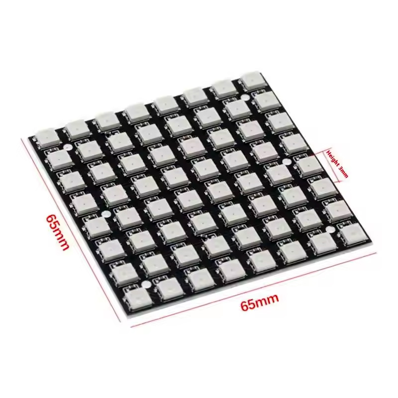 WS2812 LED 5050 RGB 8x8 64 Bit - Rgb Led Matrix 8X8 review and price