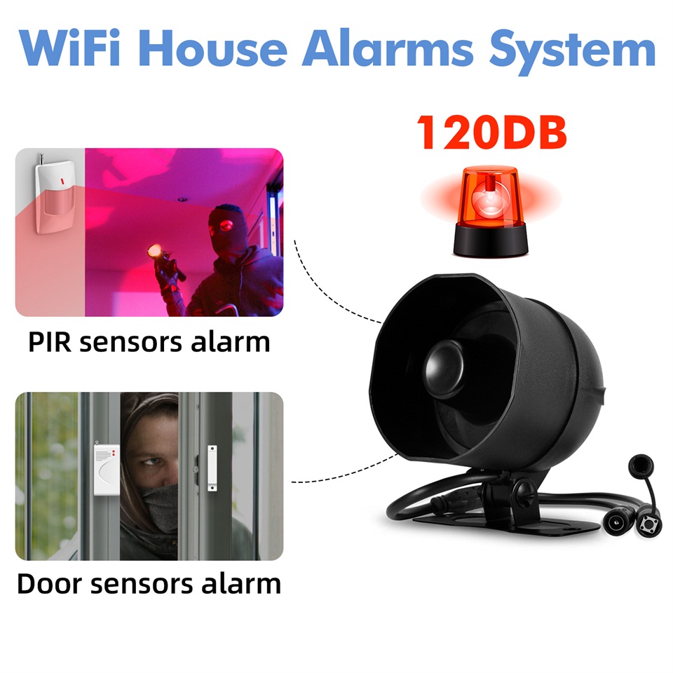 KERUI 120db Siren Alarm System - Smart Home Automation Diy review and price