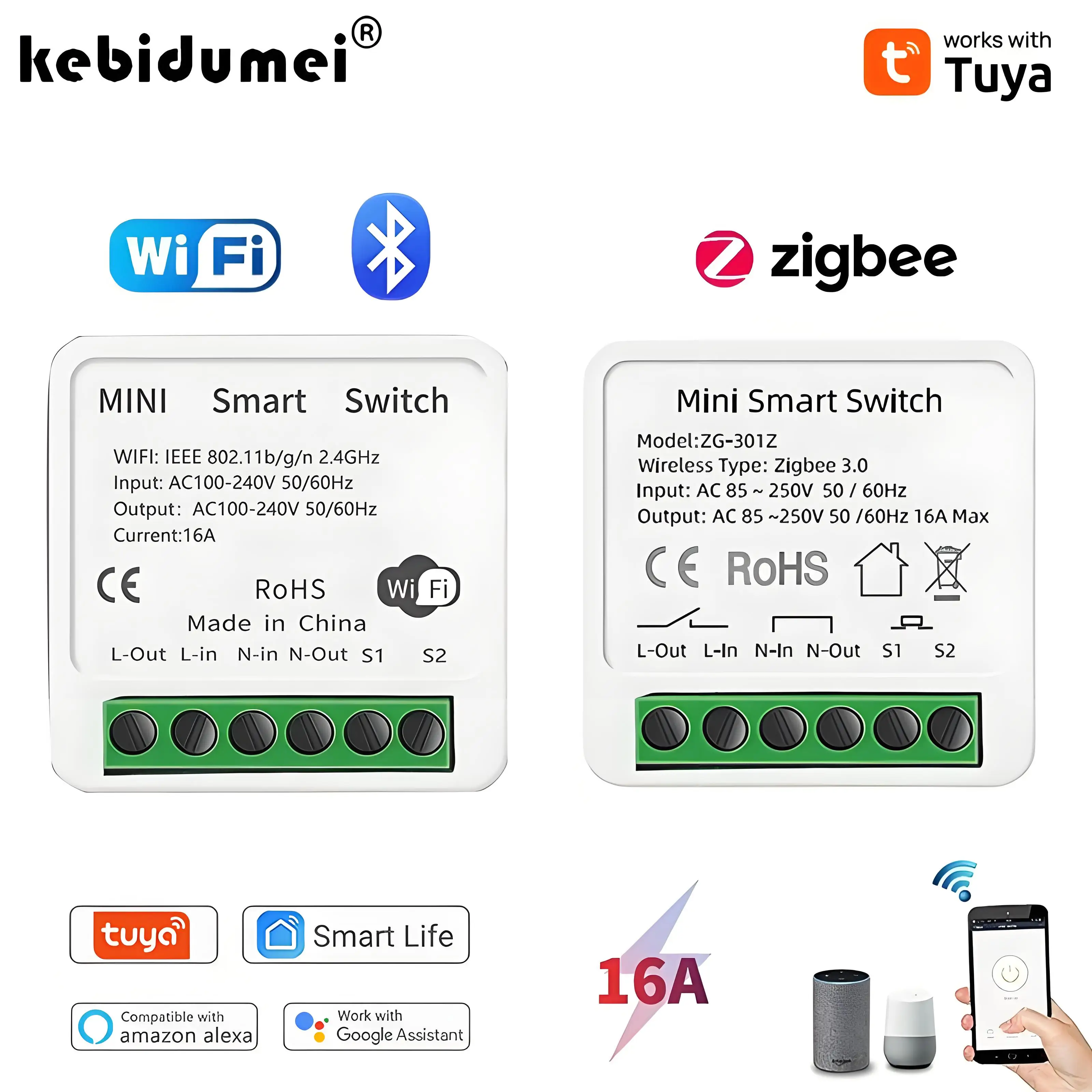 16A Tuya Zigbee 3.0 Mini Smart - Diy Home Automation Controller review and price