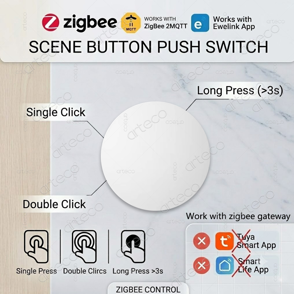 Zigbee Button Scene Switch Wir - Home Automation Technology review and price