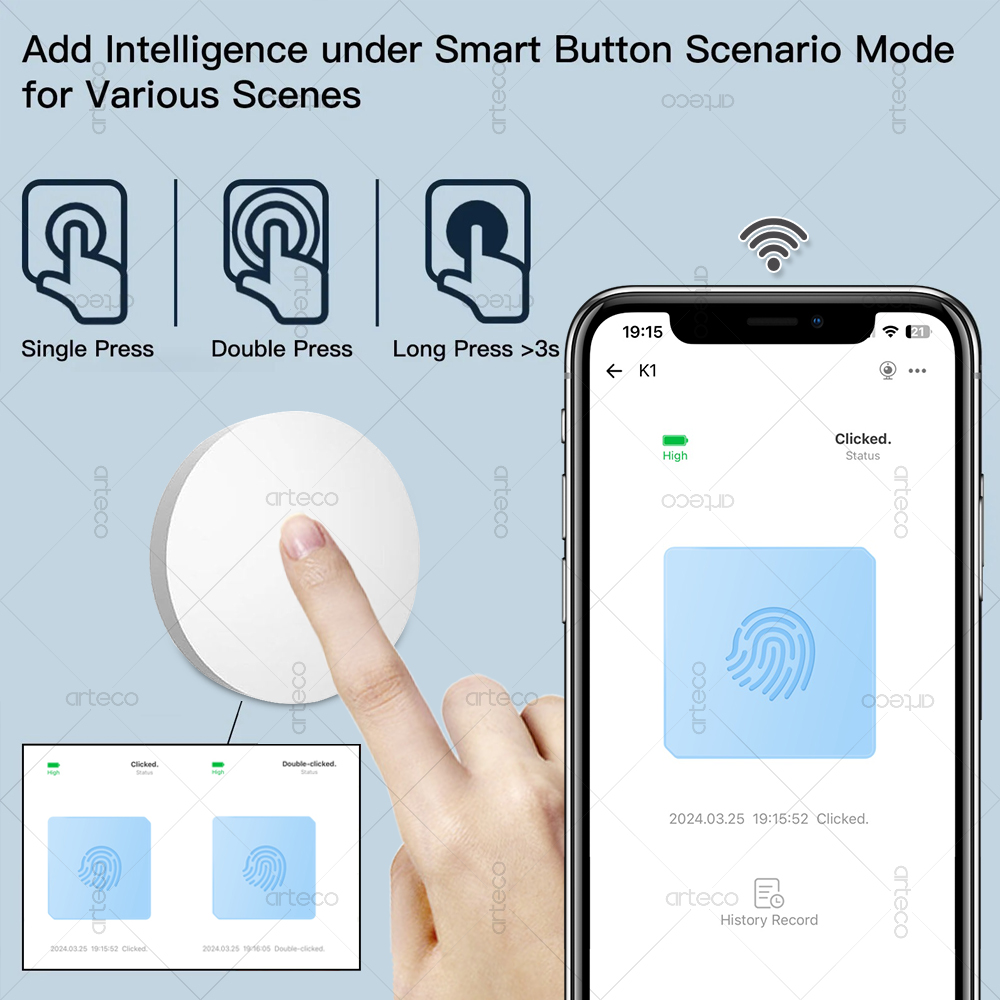 Zigbee Button Scene Switch Wir - Home Automation Technology review and price