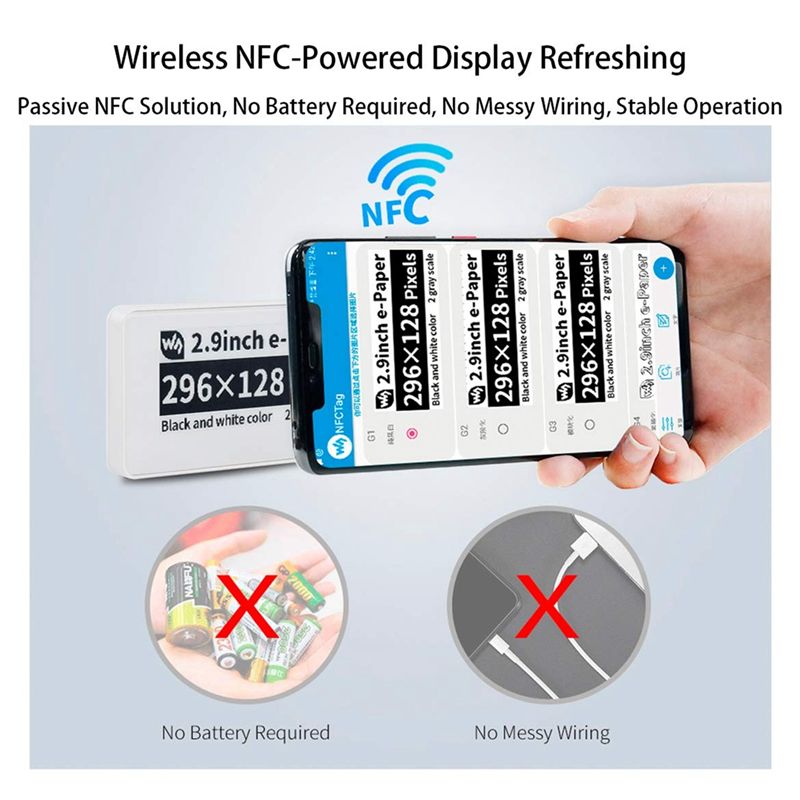 A49T  2.9 Inch Wireless NFC-Po - Display Epaper 2.9 review and price