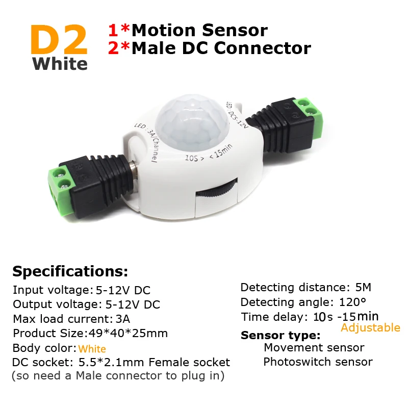 PIR Motion Sensor Switch 12V D - Motion Sensor Pir Wired review and price