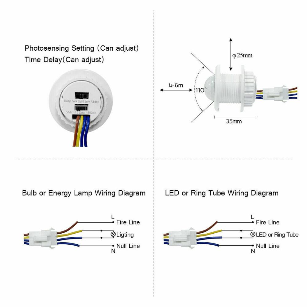 Time Delay PIR Infrared Body M - Motion Sensor Pir Wired review and price