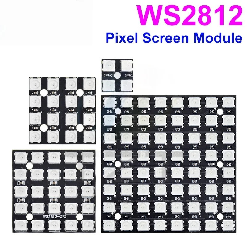 NEW WS2812 LED 5050 RGB 8x8 LE - Rgb Led Matrix 8X8 review and price