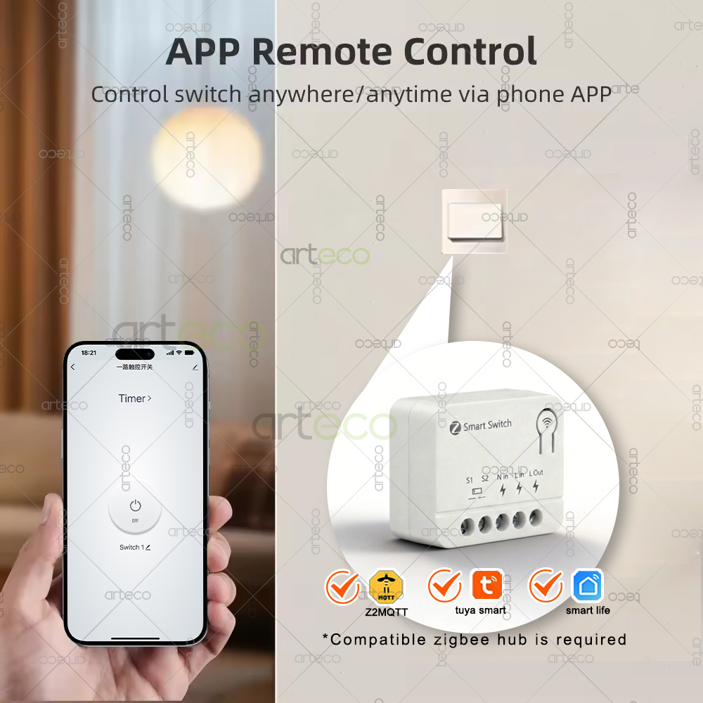 10A Zigbee Mini Smart Switch M - Diy Home Automation Controller review and price