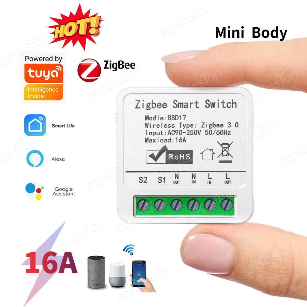 16A Tuya ZigBee Smart Switch M - Smart Home Automation Diy review and price