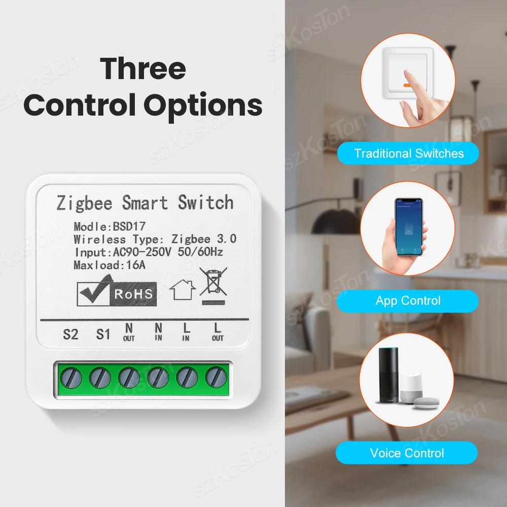 16A Tuya ZigBee Smart Switch M - Smart Home Automation Diy review and price