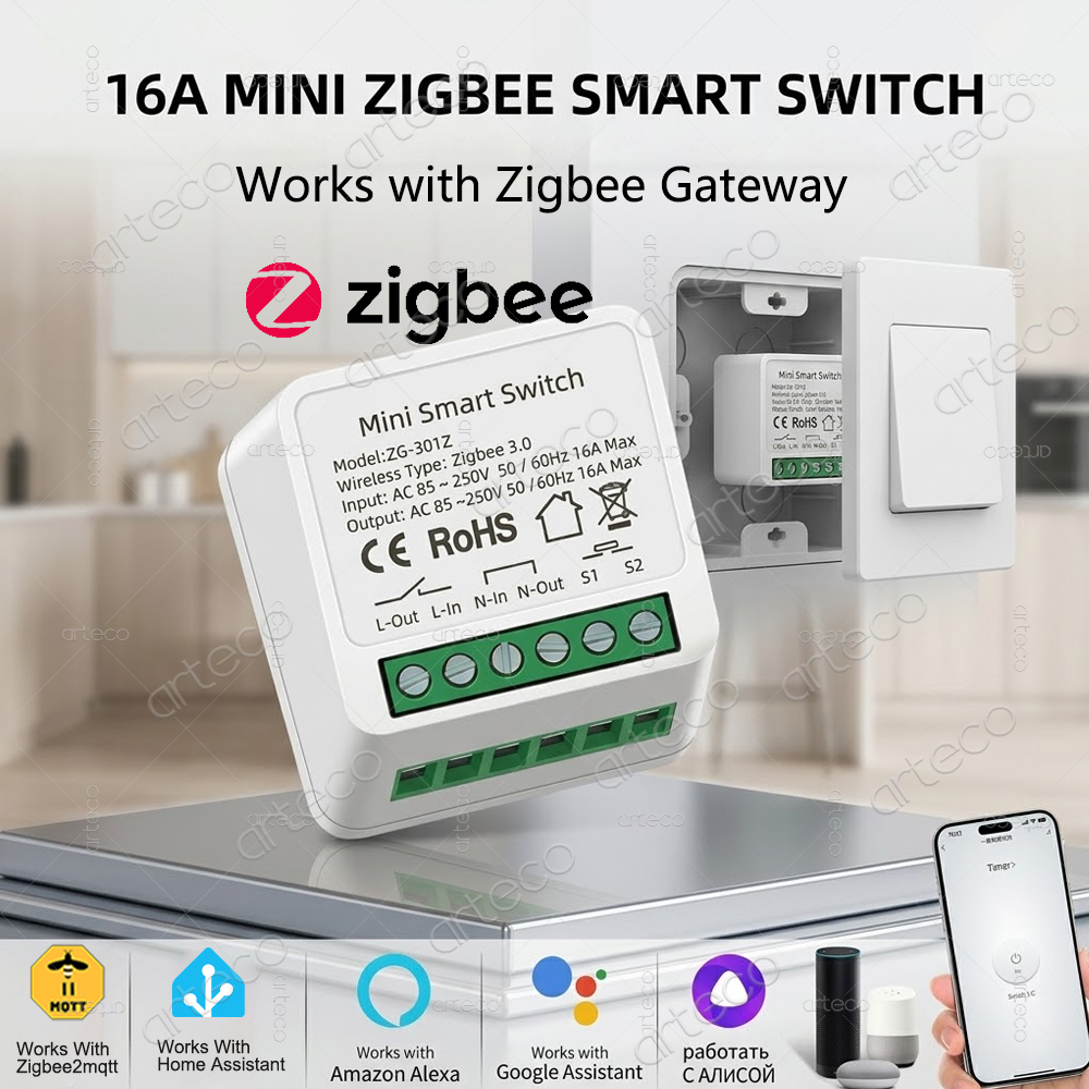 Mini Zigbee 3.0 Smart Switch 1 - Diy Home Automation Hub review and price